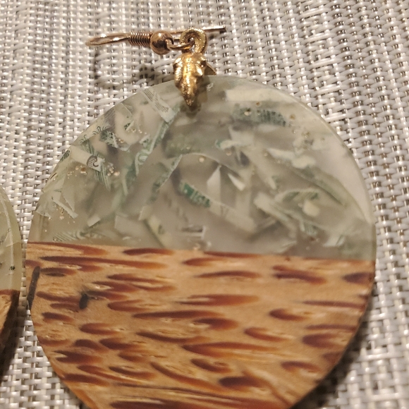 Dollar Earrings - Picture 2 of 3